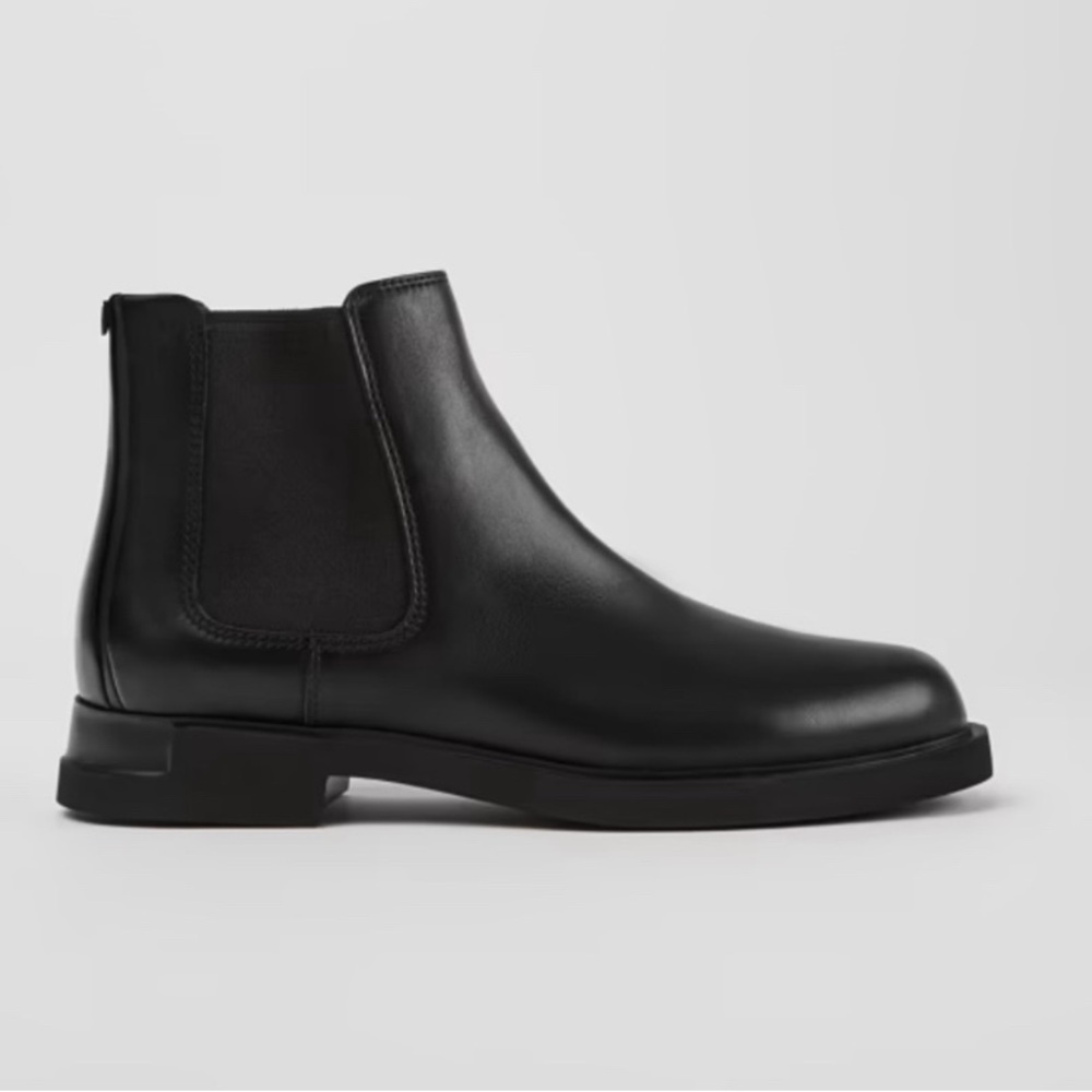 Camper Iman Black leather chelsea boots for women